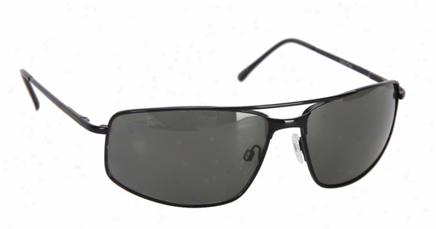 Suncloud Flight Sunglasses Black/grey Polraized Lens