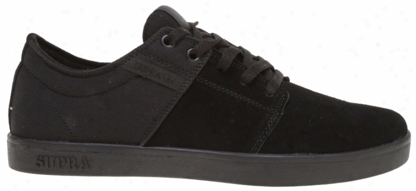 Supra Stacks Skate Shoes Back/black
