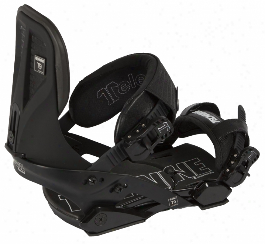 Technine Elements Pro Snowboard Bindings Black