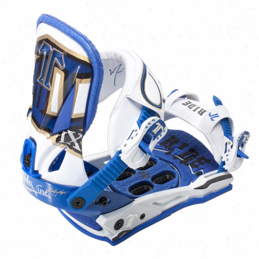 Technine Mfm Classic Snowboard Bindings White/blue