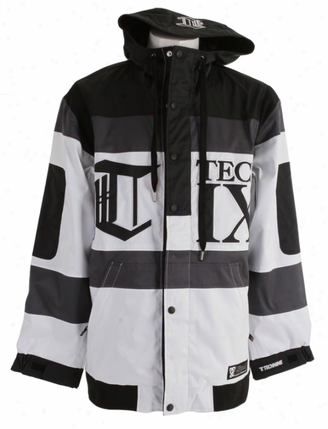 Technine Rugby Shell Snowboard Jacket White