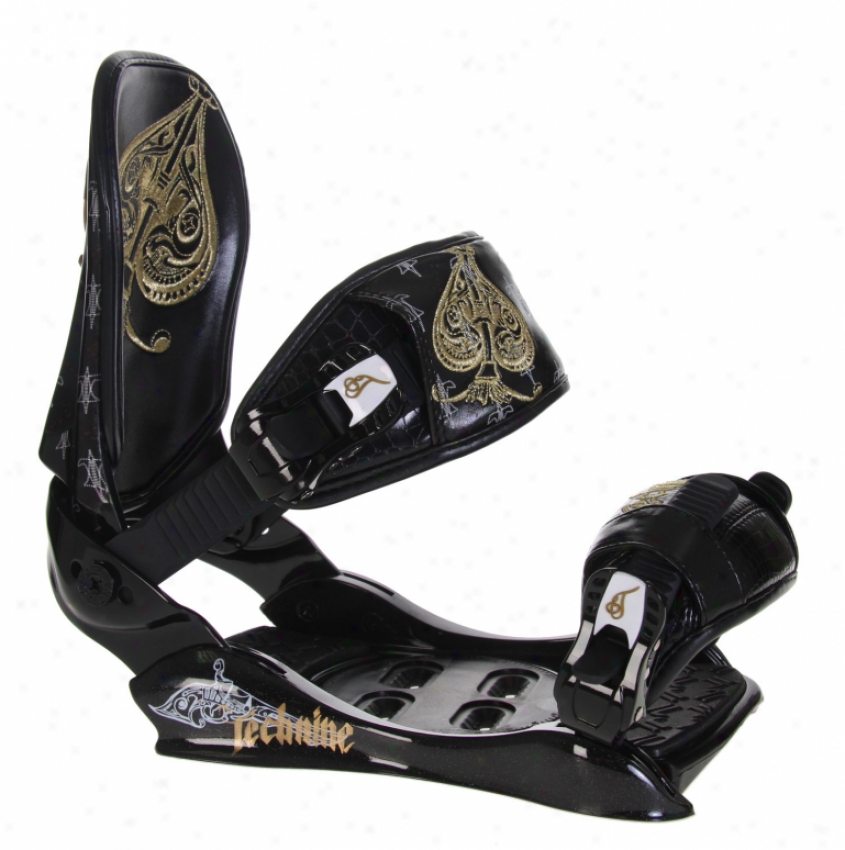 Technine Suerte Snowboard Bindings Black