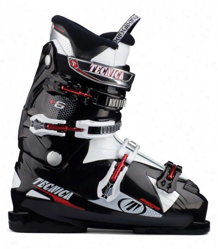 Tecnica Mega 6 Ski Boots White/black