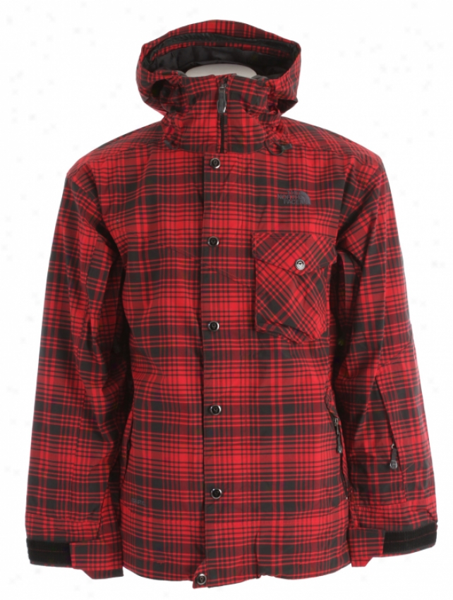 The North Face Pemby Ski Jackrt Chili Pepper Red