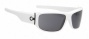 Spy Lacdosse Sunglasses Shiny White/grey Lens