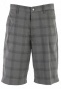 Volcom Frickin Plaid Chino Shorts Grey