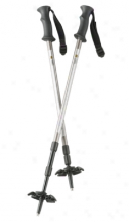 Tubbs 3 Part Snowshoe Poles Black