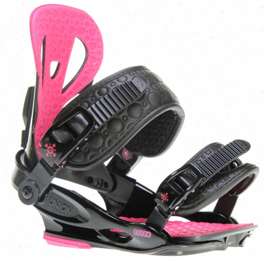 Union Flite Lady Snowboard Bindings Black