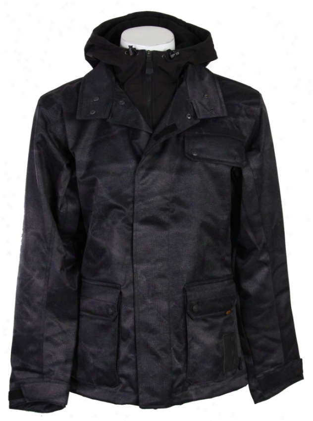 Vans Andreas Wiig Snowboard Jacket Vans Black Distrsd