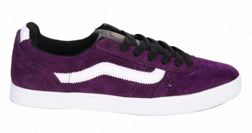 Vans Av3 Skate Shoes Purple/white