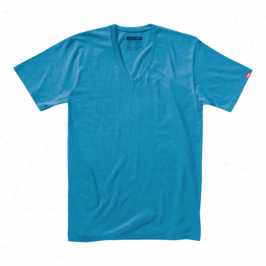 Vans Basic V-neck T-shirt Brilliant Blue