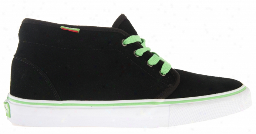 Vans Chukka Pro Skate Shoes Black/viper Green