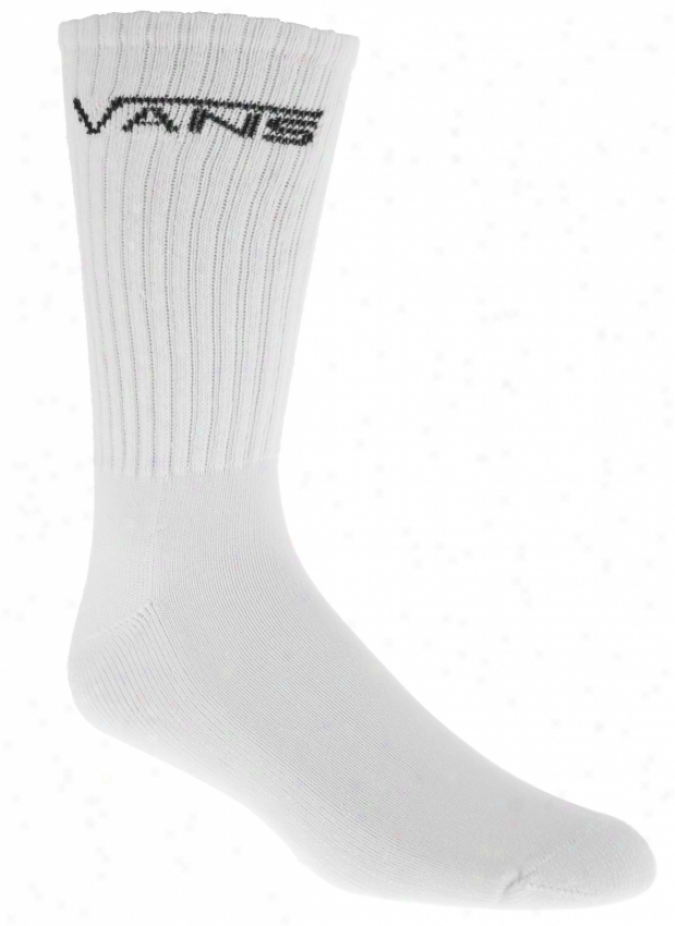 Vans Classic Crew Socks White