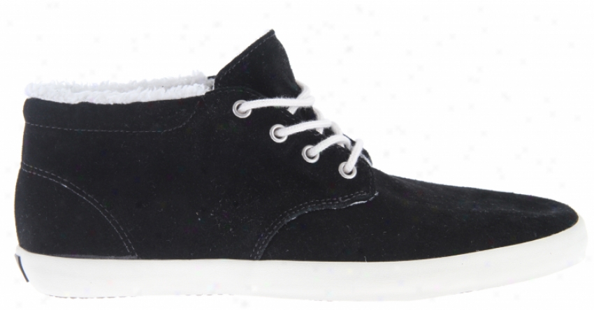 Vans Del Norte E Street Mid Skate Shoes (fleece) Black/turtledove