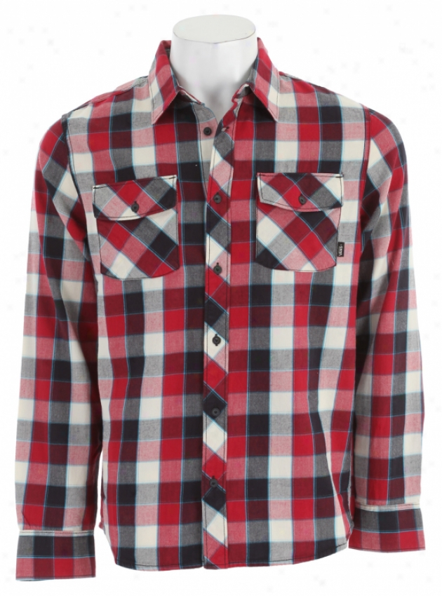 Vans Earnest Shirt Rio Red