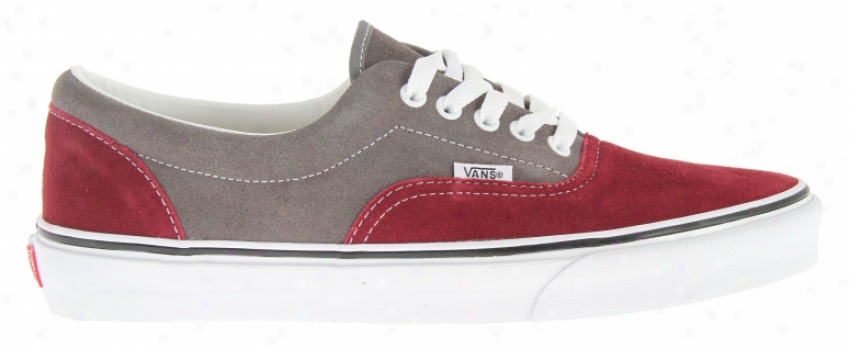 Vans Era Skate Shoes (summer Of 77) Tawny Port/pewter