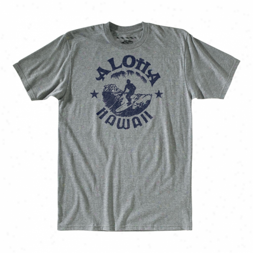 Vans Greetings From Hawaii T-shirt Rock Grey Heather