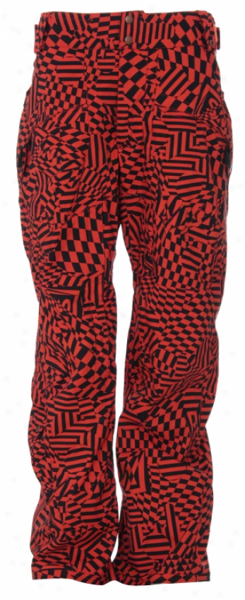 Vane Grunt Insulated Snowboard Pants Remedy Orange Blow Up