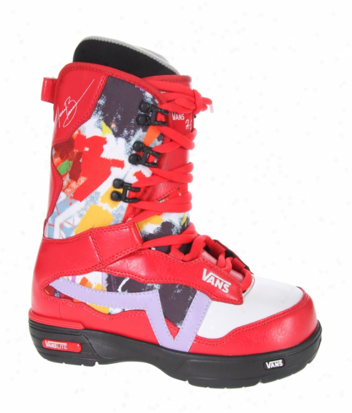 Vans Hi Standard Snowboard Boots Red/splash