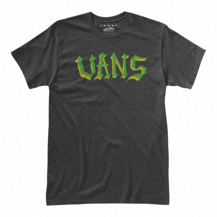 Vans Lindig Font T-shirt Black Heather