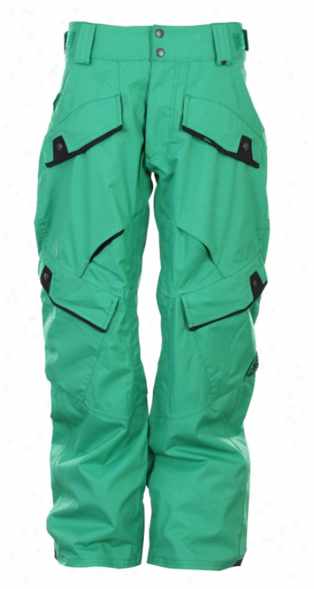 Vans Mylan Cargo Insulated Snowboard Pants Ski Green/vans Black