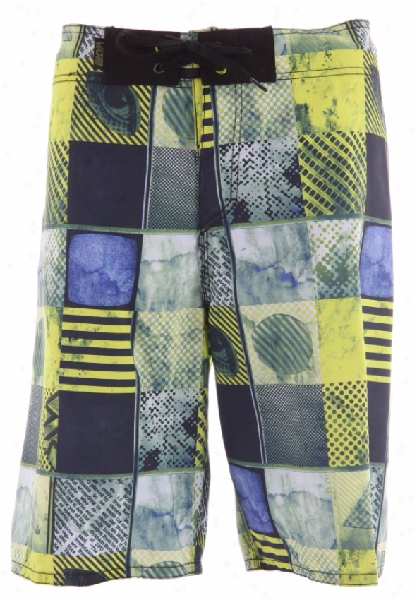 Vans Off The Wall 22&quot; Boardshorts Citron