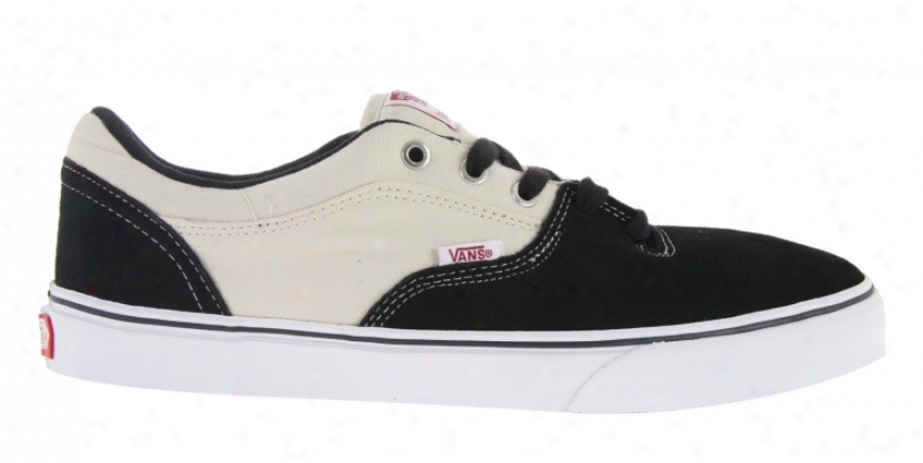 Vans Rowley Style 99&apos;s Skate Shoes Black/white/two Tone