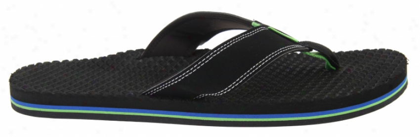 Vans San Lucas Sandals Black/greem Flash