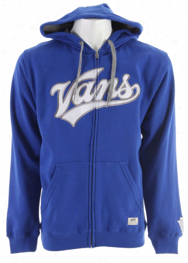 Vans Scripter Zip Hoodie Reaction Royal Blue