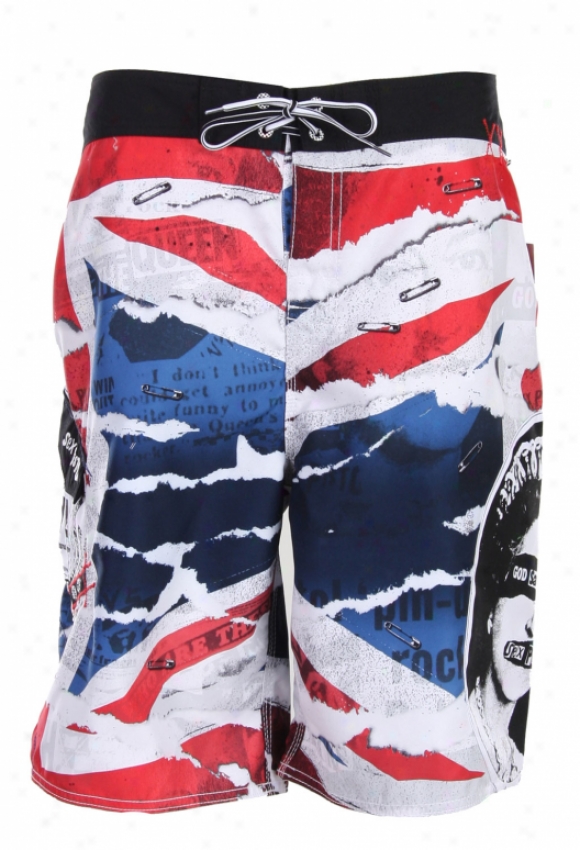 Vans Sex Pistols Boardshorts White