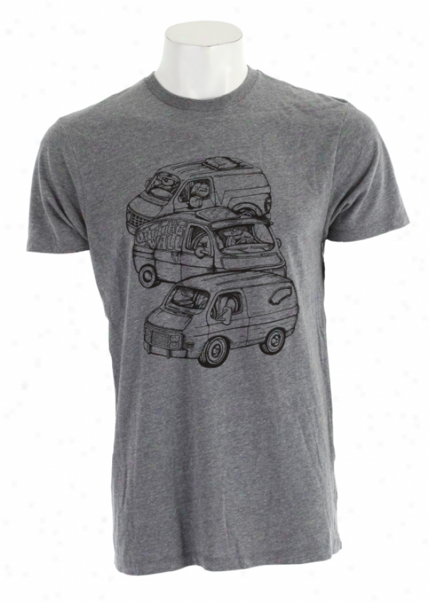 Vans Shaggin Wagon T-shirt Rock Grey Heather