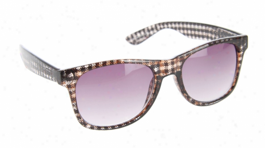 Vans Spicoli 4 Sunglasses Black Gingham