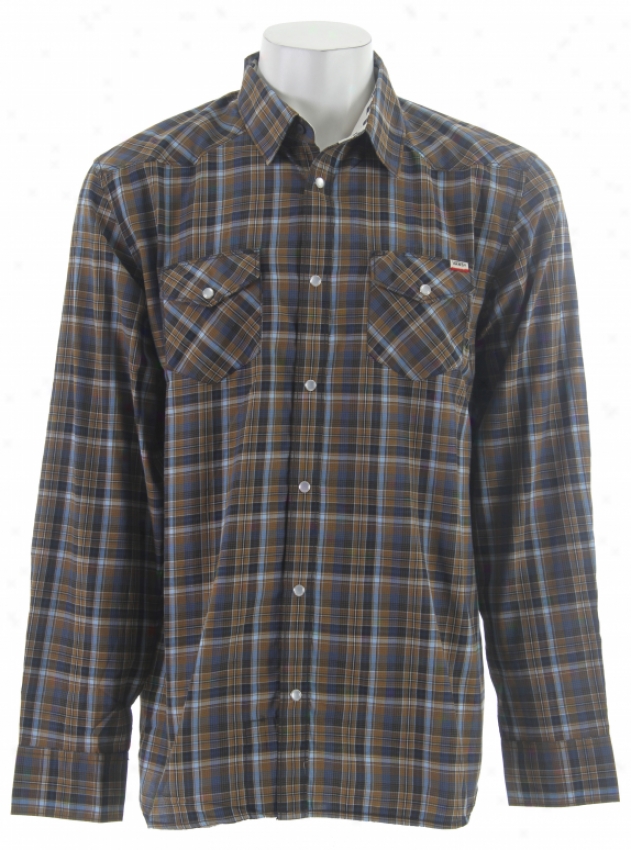 Vans Staggolee L/s Shirt Deep Navy Plaid