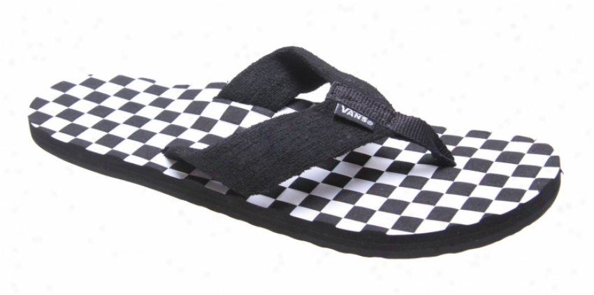 Vans Thresher Sandals Black/white Check