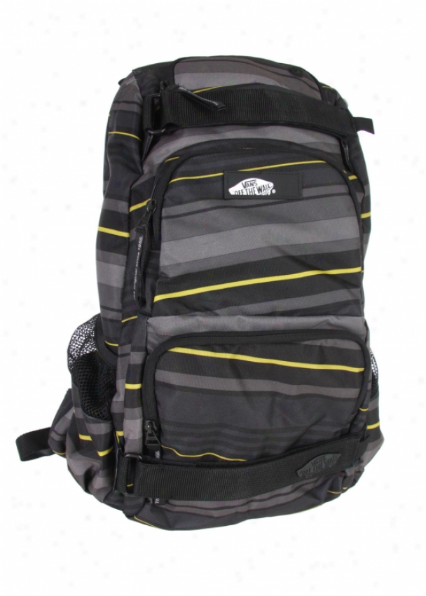 Vans Treflip Backpack Ochre Green Stripe