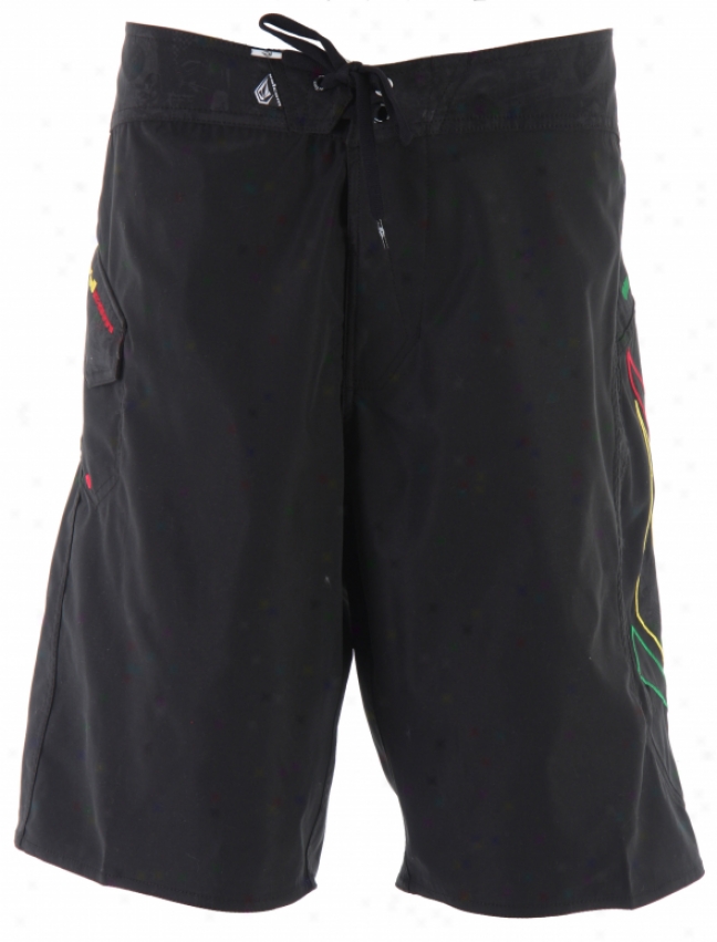 Volcom 2eez Solid Boardshortz Black