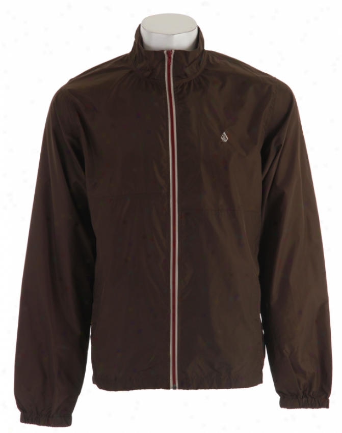 Volcom Fader Windbreaker Brown