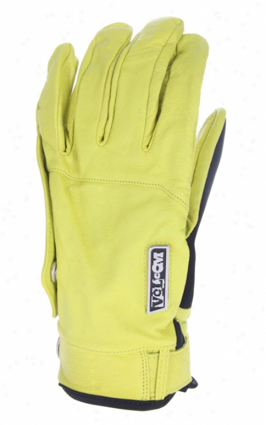 Volcom Field Snowboard Gloves Lime