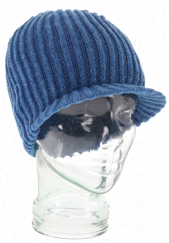 Volcom Full Stone Visor Beanie Heather Blue