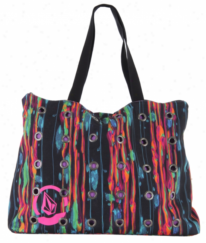 Volcom Hardbody Beach Tote Purple Trip