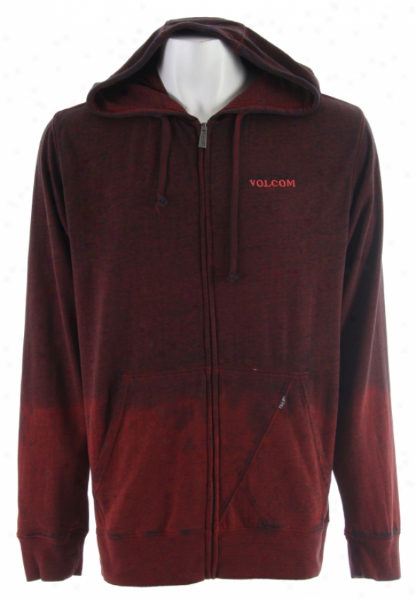 Volcom Hobo Fade Slim Hoodie Rust