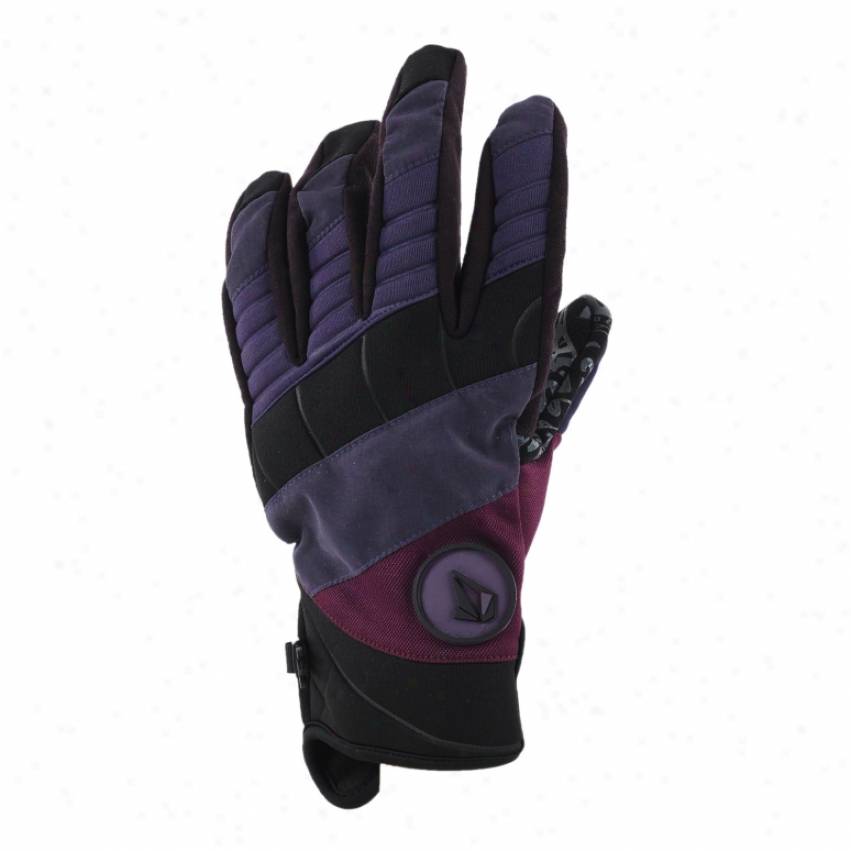 Volcom Hypnotized Pipe Snowboard Gloves Purple Paint