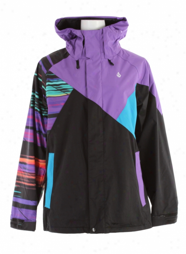 Volcom Iconic Jacket Slash Stripe Black