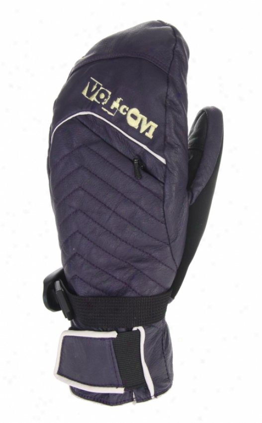 Volcom Iller Leather Insulated Snowboaed Mitss Amethyst