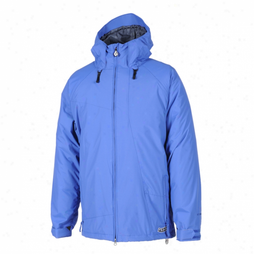 Volcom Industrial Snowboard Jacket Strobe Blue