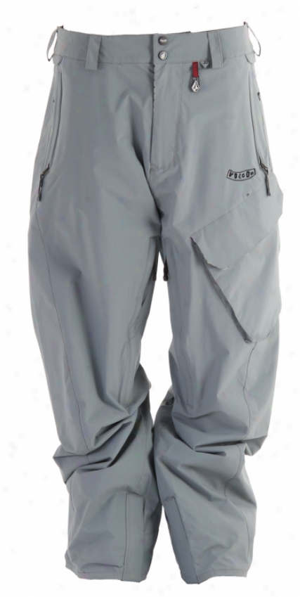 Volcom Metro Cargo Snowboard Pants Silver