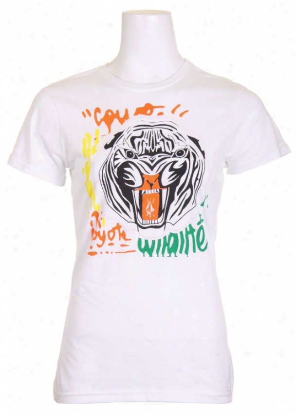 Volcom Mike Kefshnaaar Organic T-shirt White