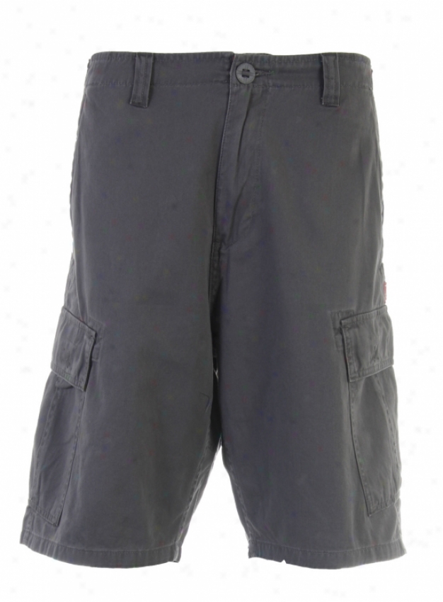 Volcom Mission Cargo Shorts Dark Gret