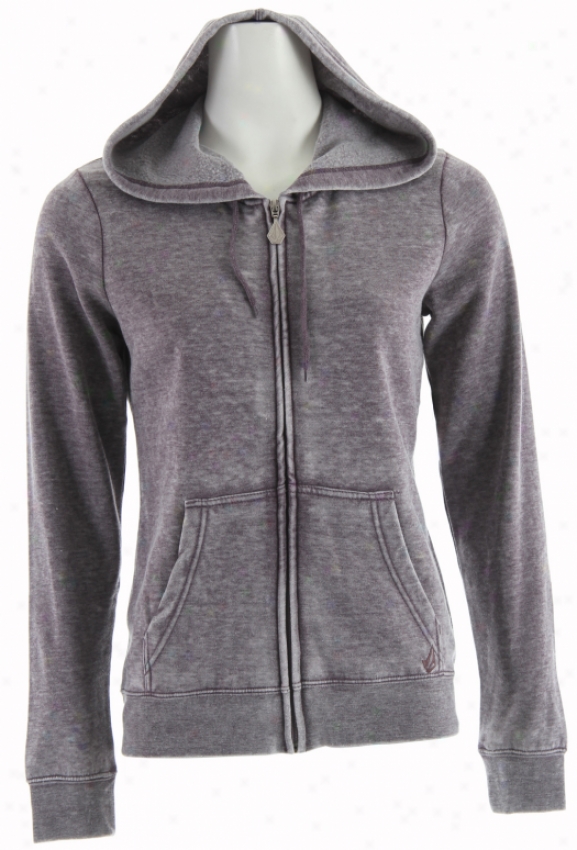 Volcom Moclov Standard Zip Hoodie Gothic Grape Heather