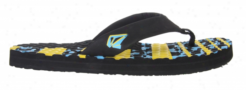 Volcom Monitor Creedler Sandals Black